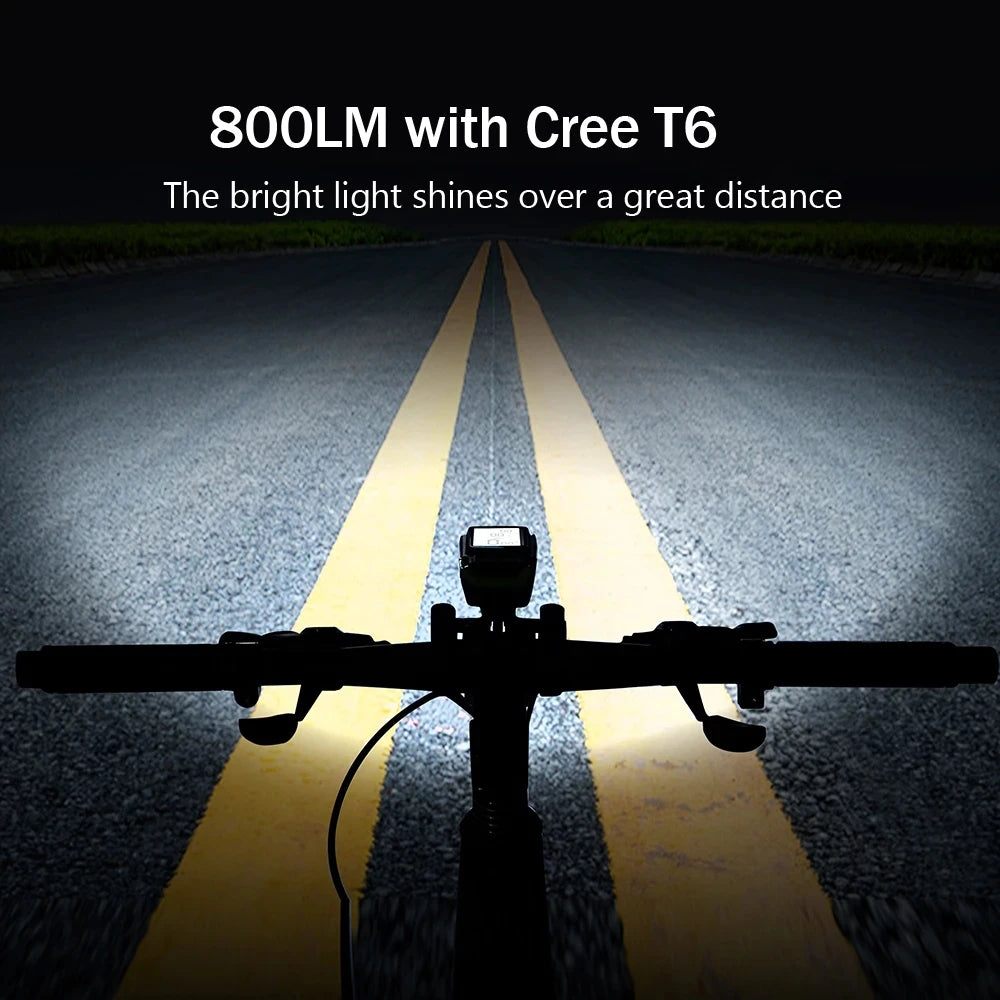 Lâmpada USB Bike Light Bicicleta NEWBOLER // 4 Modo Computador // 3 Modo Horn Lanterna Ciclo Bicicleta // Velocímetro Led Luzes Frontais