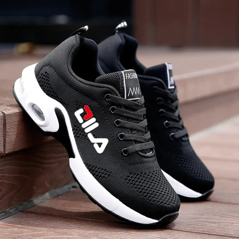 Novo Tênis YRZL Feminino de Corrida c/ Almofada de Ar // Respirável de Malha // Sapatos Esportivos ao Ar Livre c/ Rendas // Sapatos de Treinamento / Caminhada // Confortáveis e Resistentes!!!