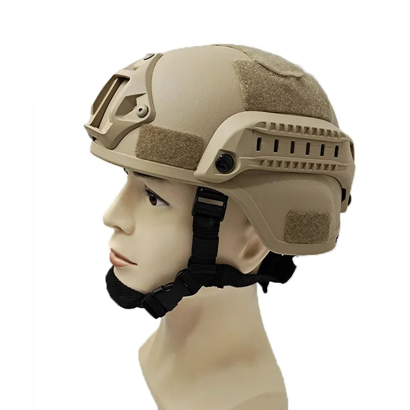 Equipamento de Proteção para Equitação // Capacete de Proteção FAST Helmet MICH2000 Airsoft MH // Capacete Tático Outdoor Tactical Painball CS SWAT