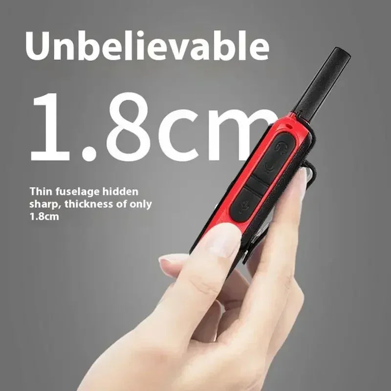 PT858 Walkie Talkie Portátil de Longo Alcance // 16 canais // Rádio Comunicador Bidirecional para caminhadas, acampamentos e viagens, rádio amador