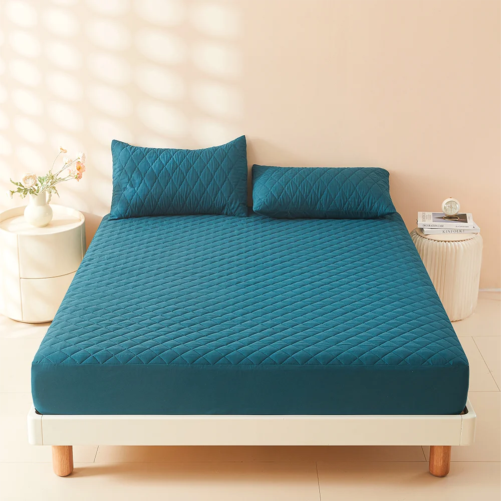 Capa de Colchão 100% à Prova d'Água // 1pc 3D Air Fabric // Lençol de Cama c/ Elástico Macio e Respirável (sem fronha)