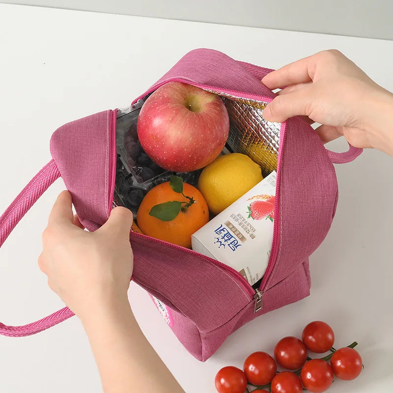 Lancheira Térmica Portátil da Moda de Grande Capacidade // Cerveja / Almoço // Bolsa de Comida p/ Escritório / Piquenique, etc.