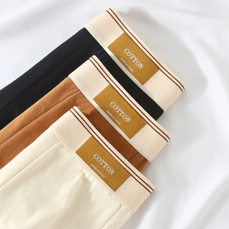 5Pcs/Lote // Cueca Boxer Shorts de Algodão Puro // Cuecas p/ Homem // Respiráveis Sexy Esportes // Conforto Masculino