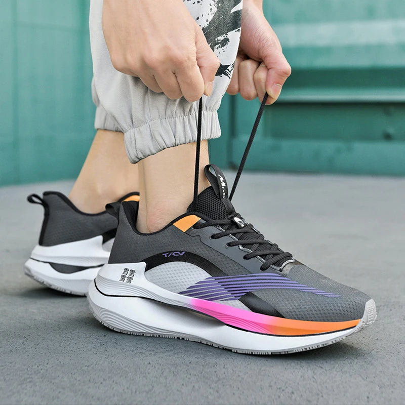 Tênis Esportivos MINUSIKE p/ Maratona Profissional // Tênis Casual de Corrida p/ Homens // Tênis Moda Versátil