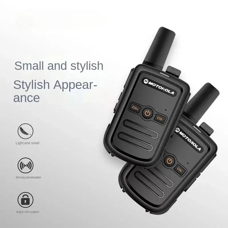 PT858 Walkie Talkie Portátil de Longo Alcance // 16 canais // Rádio Comunicador Bidirecional para caminhadas, acampamentos e viagens, rádio amador