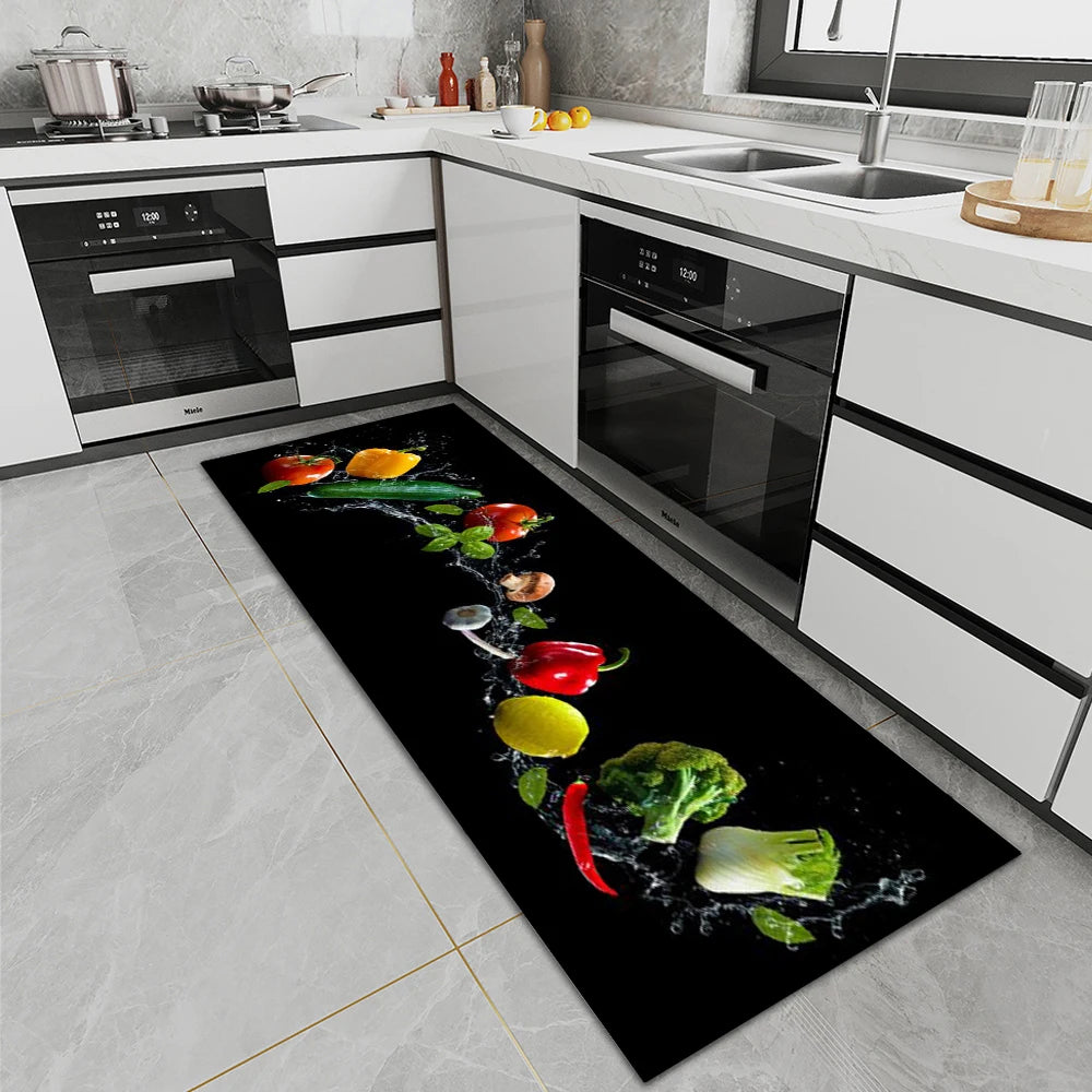 Tapete de Cozinha Durável // De Alta Qualidade p/ Piso // À Prova d'Água, Lavável e Antiderrapante