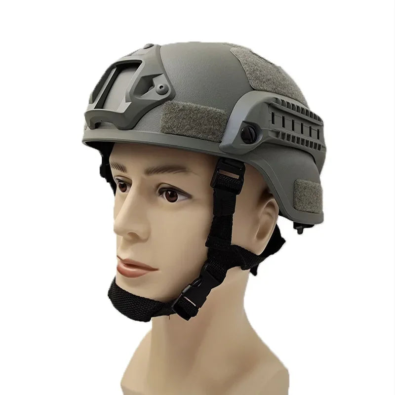 Equipamento de Proteção para Equitação // Capacete de Proteção FAST Helmet MICH2000 Airsoft MH // Capacete Tático Outdoor Tactical Painball CS SWAT