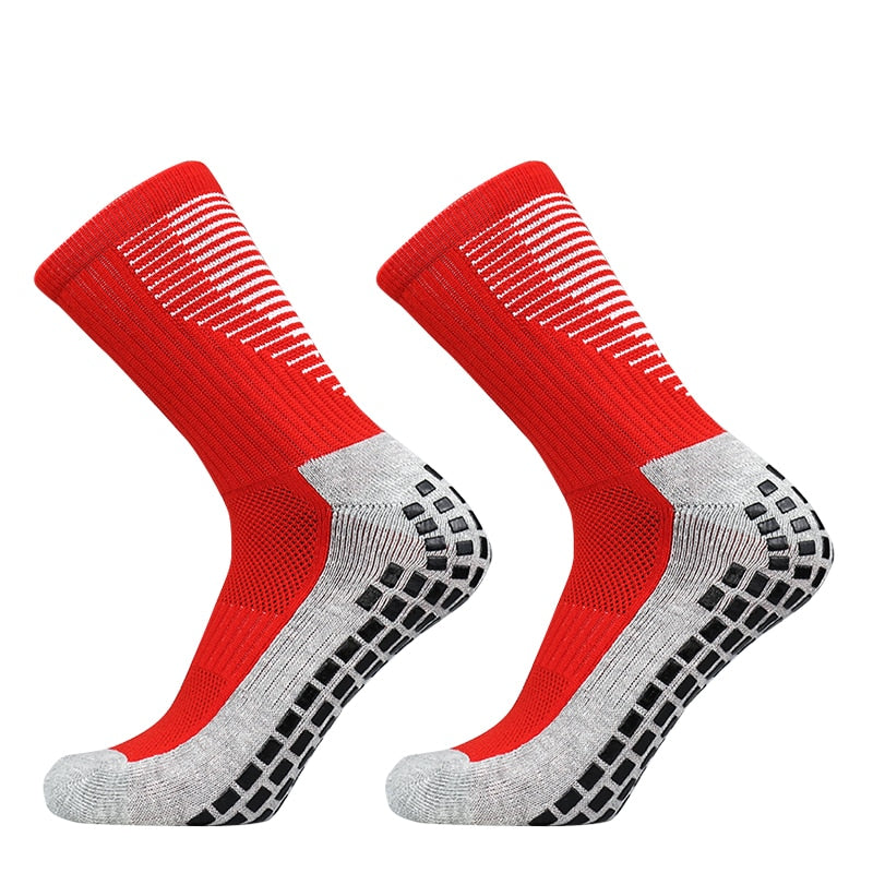 Novas Meias de Futebol Masculinas e Femininas // Meias Esportivas Antiderrapantes com Fundo de Silicone // Para Futebol e Basquete // Simplesmente Incomparável!!!