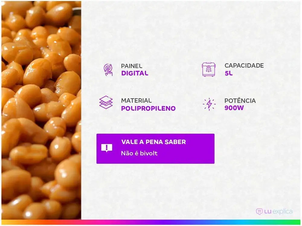 Panela de pressão elétrica digital Mondial - 220V