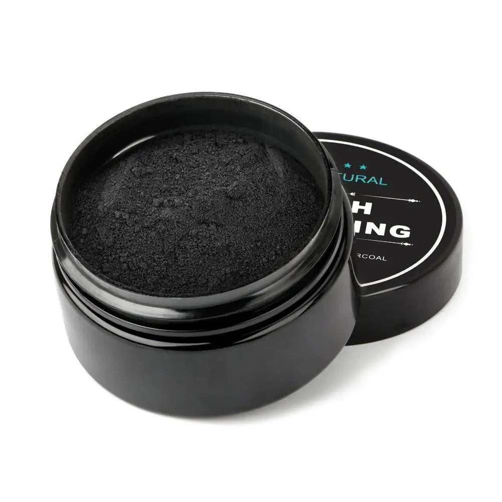 Pó Força B4Z9 Carvão Ativado Orgânico // Clareador Dental Natural 30g // Pó p/ Limpeza dos Dentes // Higiene Bucal,