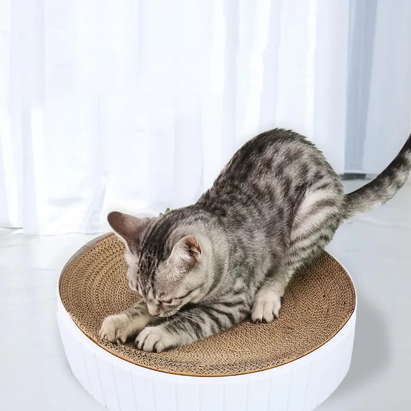 Arranhador p/ Gatos em Formato de Tigela // Garras de Trituração de Papelão Ondulado // Placa de Arranhar p/ Gatos // Brinquedo p/ Gatos // Sofá, Cama