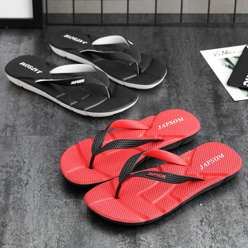 Chinelos OEIN de Massagem Masculino Flip Flops Moda // Tamanho Grande 39-48 // Casual Slides Masculino Anti Deslizamento // Chinelos de Praia