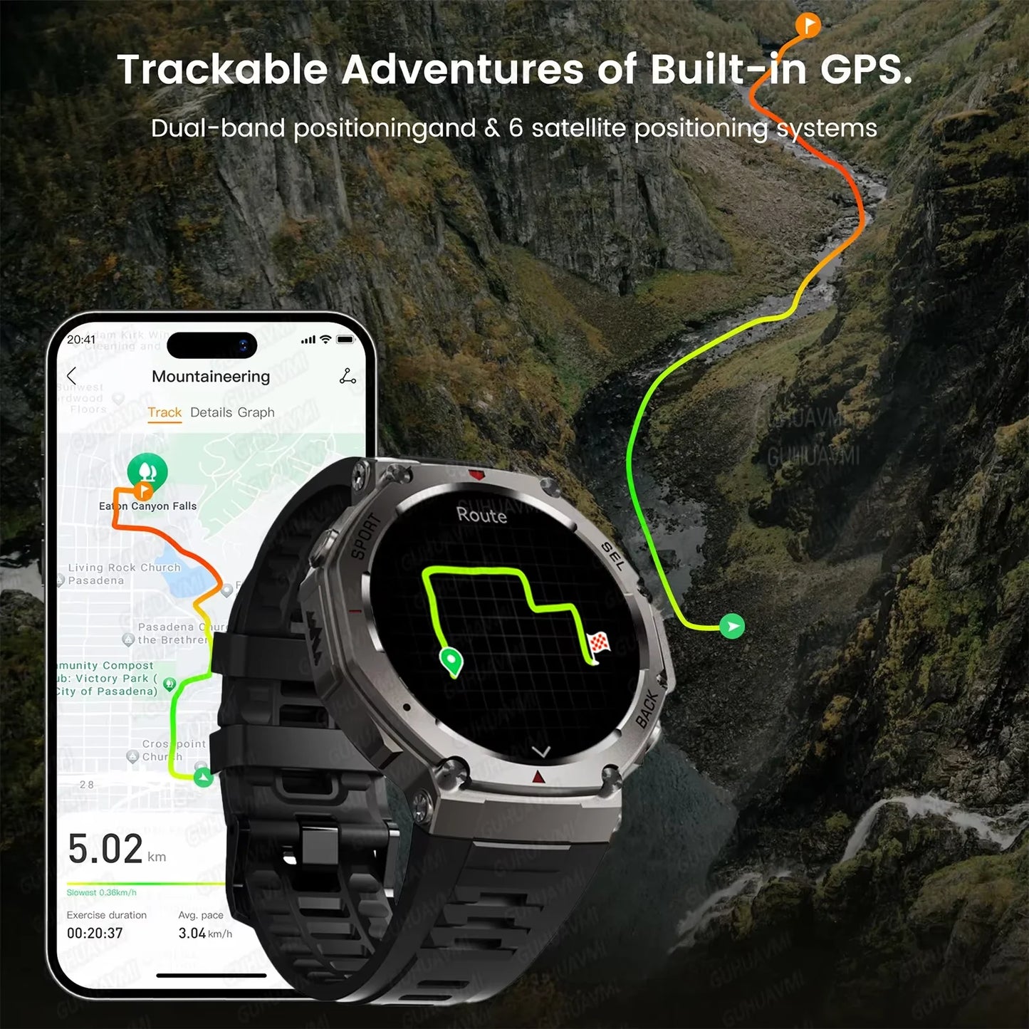 Relógio inteligente T-Rex 3 original militar com GPS para natação, masculino, para Xiaomi, 10ATM, IP69K, à prova d'água, pulseira com 170 GPS esportivo integrado