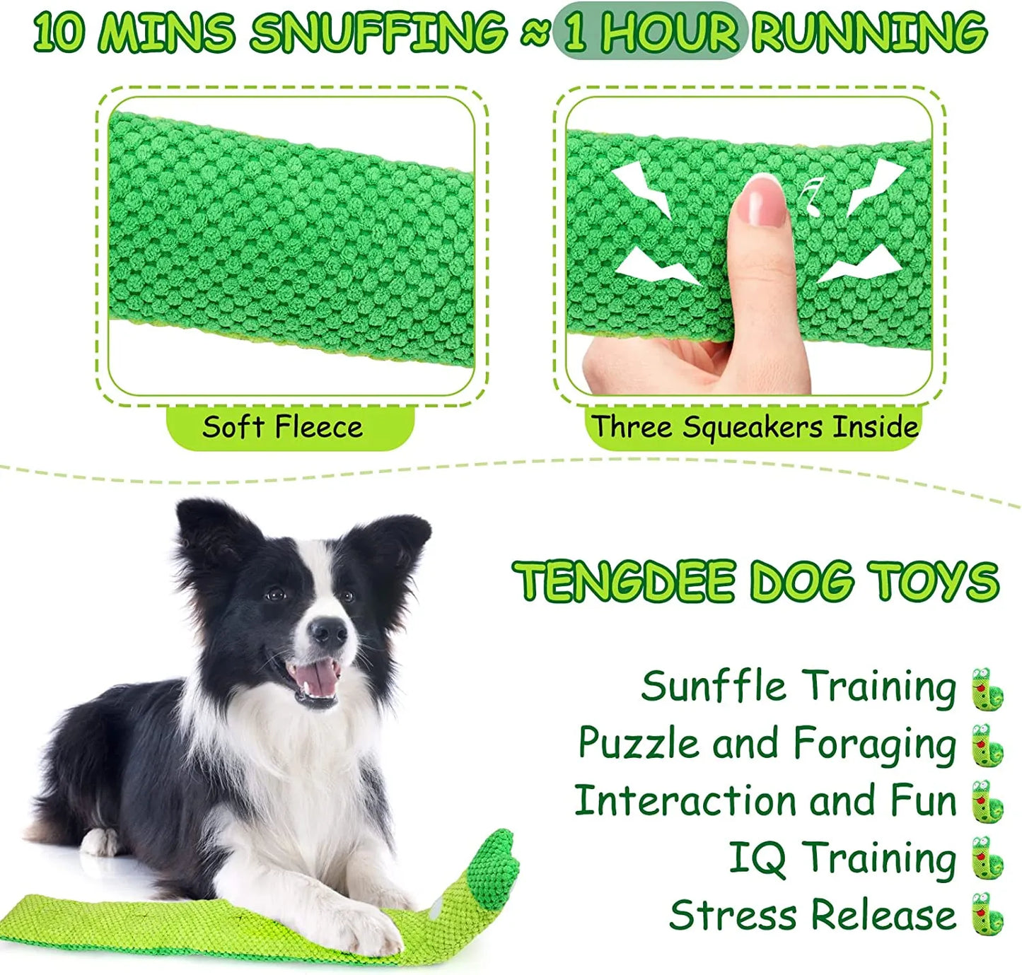 Brinquedos para Cães SQUEAK, Jogo de Liberação de Estresse, para cães, Treinamento de QI // Brinquedos Adequados para Cães Pequenos, Médios e Grandes