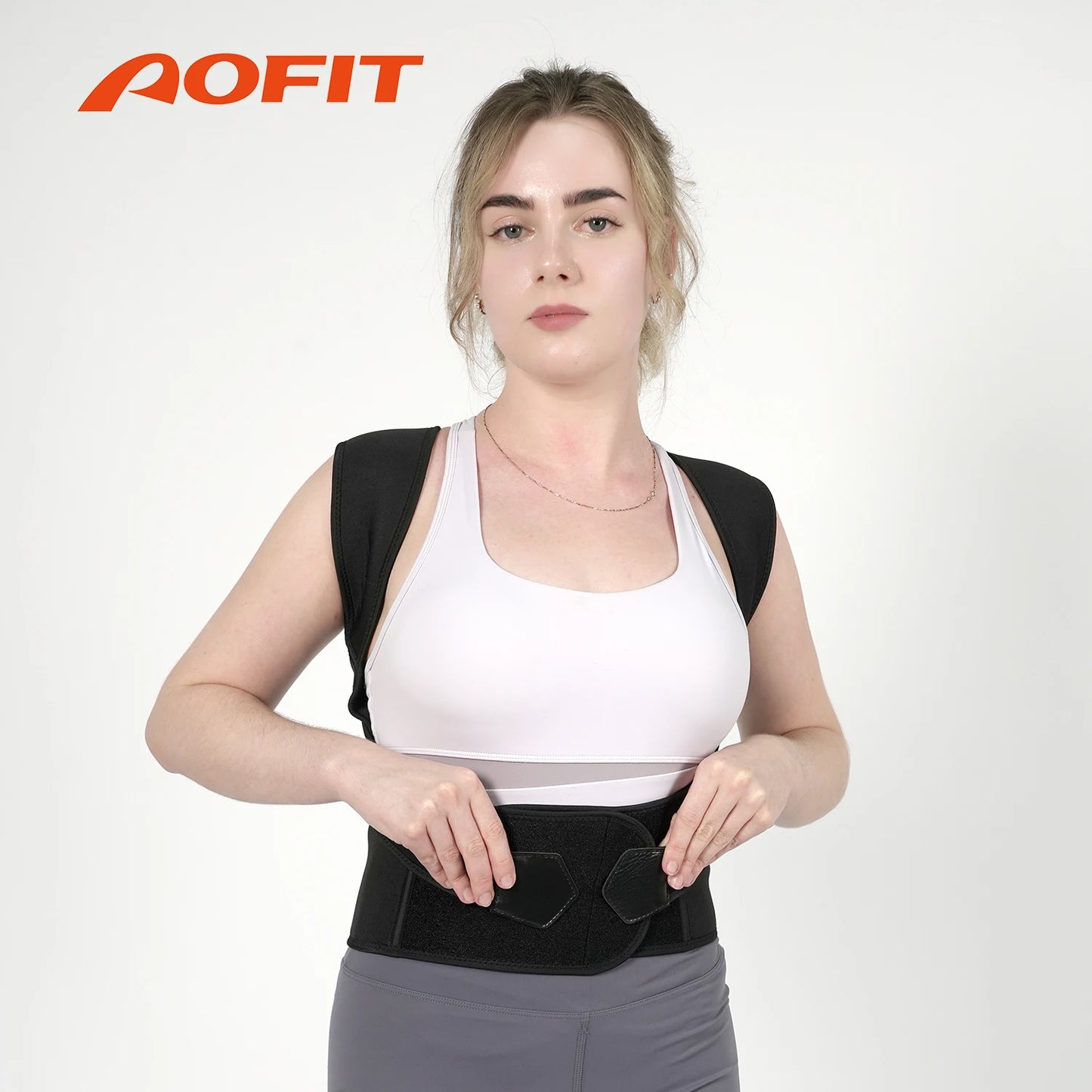 Corretor de Postura AOFIT para Mulheres e Homens // Cinta de Postura de Ombro Ajustável // Postura de Alisador de Costas, Usado para Coluna Superior Média