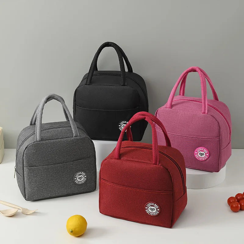 Lancheira Térmica Portátil da Moda de Grande Capacidade // Cerveja / Almoço // Bolsa de Comida p/ Escritório / Piquenique, etc.