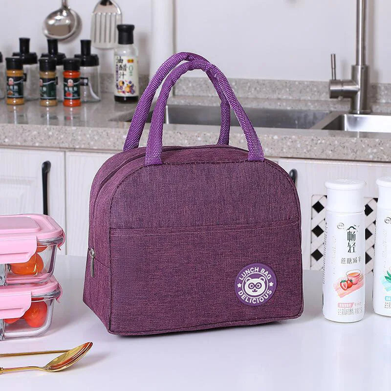 Lancheira Térmica Portátil da Moda de Grande Capacidade // Cerveja / Almoço // Bolsa de Comida p/ Escritório / Piquenique, etc.