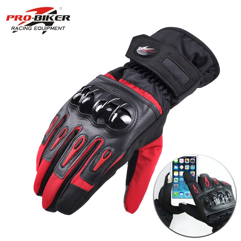 Luvas P/ Corrida de Motocross/Ciclismo de Couro/Poliéster Riding Tribe // Á prova d'água /Á Prova de Vento // Muito mais Segurança na Pilotagem...