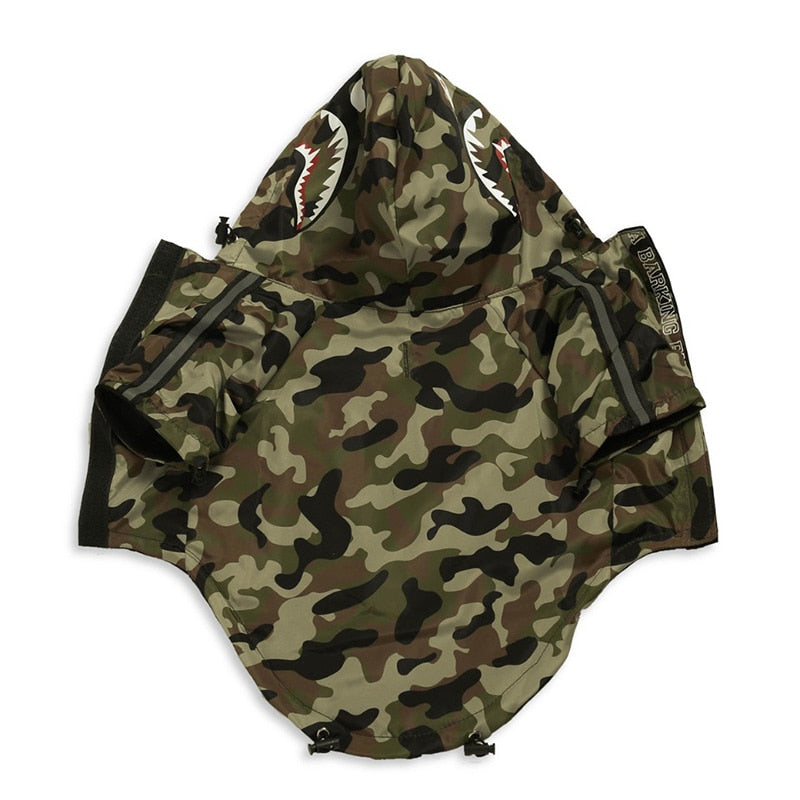 Moletom / Capa de Chuva com Capuz para Cães YOUDUDU // Roupas para Cães Pequenos e Grandes // Casaco Corta-Vento // Bulldog Francês / Chihuahua etc.