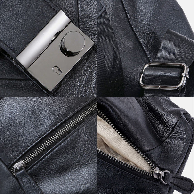 Mochila Feminina Antifurto de Couro Motaora // Bolsa de Viagem ao Ar Livre // Mochila de Grande Capacidade // Linda, Vesátil, Durável e Muito Resistente!!!