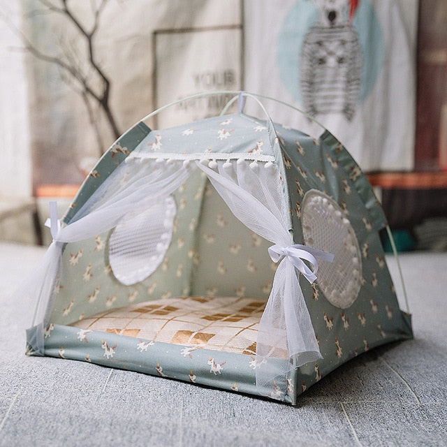 Doce Princesa - Cama para Gatos // Tenda Dobrável para Gatos // Cama para Casa de Cão // Casas para Gatos Almofada // Agora é vida de Princesa das Arábias!!!