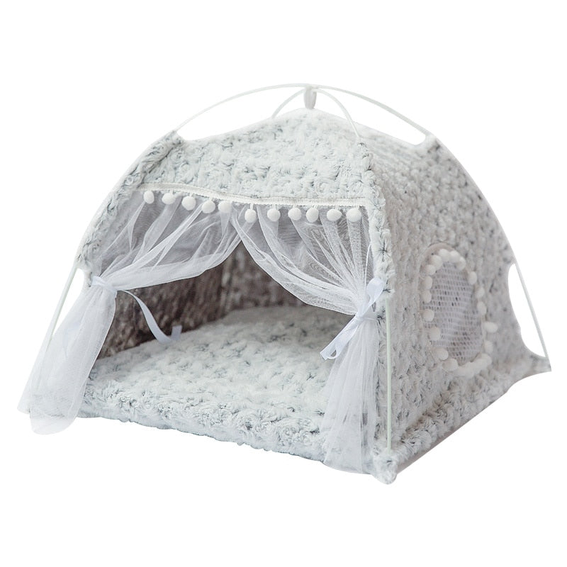 Doce Princesa - Cama para Gatos // Tenda Dobrável para Gatos // Cama para Casa de Cão // Casas para Gatos Almofada // Agora é vida de Princesa das Arábias!!!
