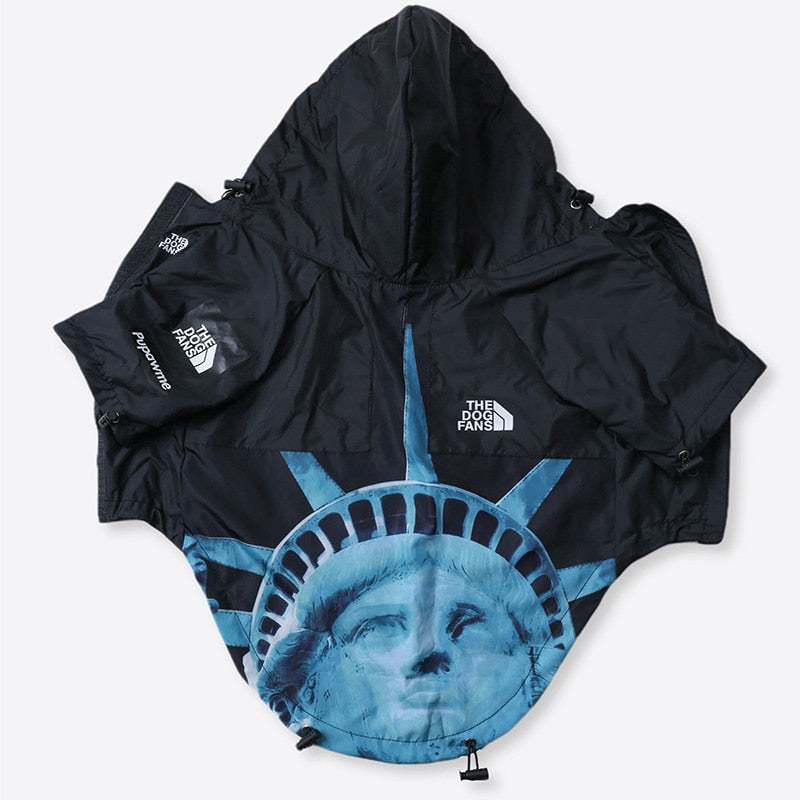 Moletom / Capa de Chuva com Capuz para Cães YOUDUDU // Roupas para Cães Pequenos e Grandes // Casaco Corta-Vento // Bulldog Francês / Chihuahua etc.