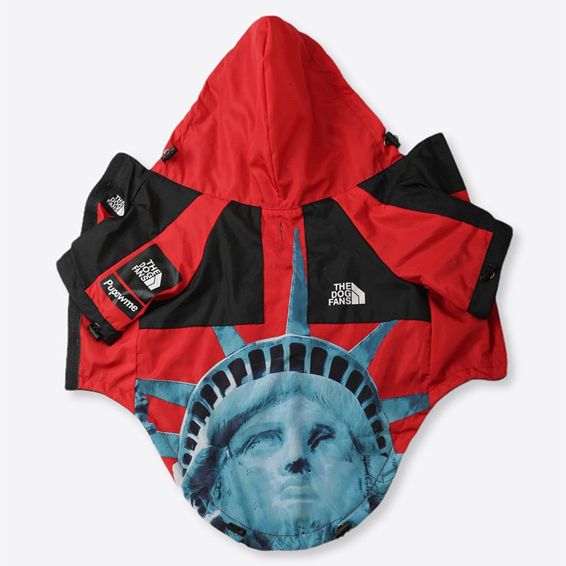 Moletom / Capa de Chuva com Capuz para Cães YOUDUDU // Roupas para Cães Pequenos e Grandes // Casaco Corta-Vento // Bulldog Francês / Chihuahua etc.