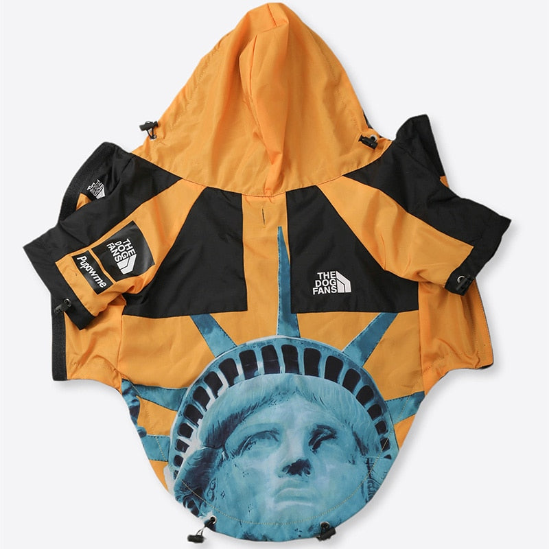 Moletom / Capa de Chuva com Capuz para Cães YOUDUDU // Roupas para Cães Pequenos e Grandes // Casaco Corta-Vento // Bulldog Francês / Chihuahua etc.