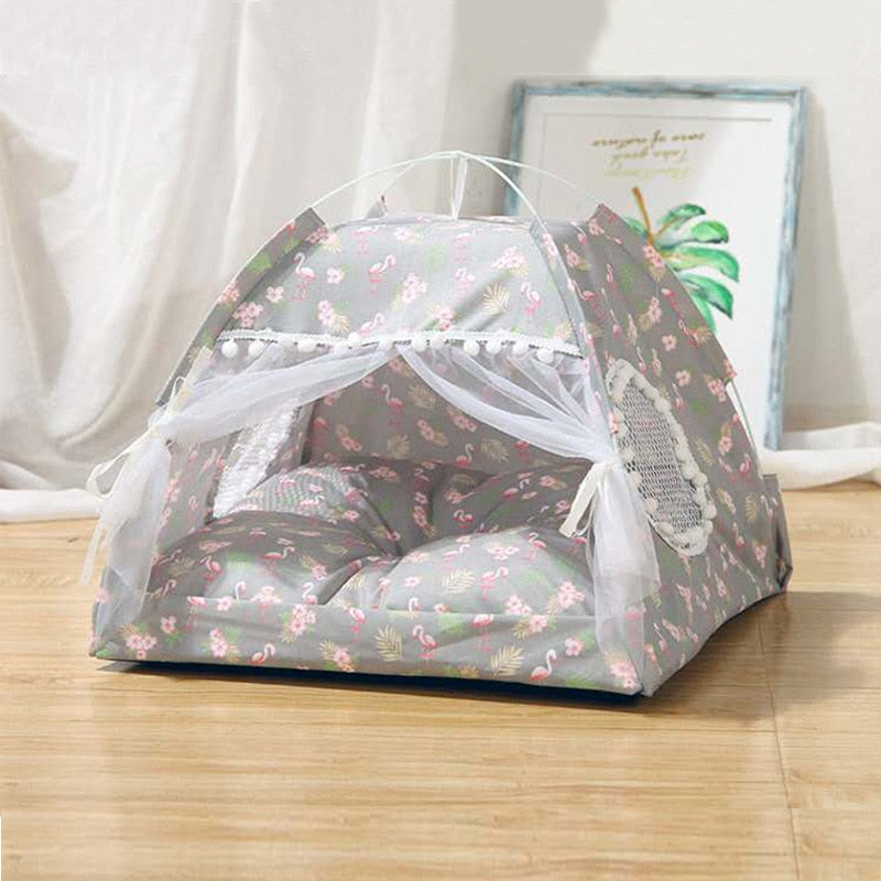 Doce Princesa - Cama para Gatos // Tenda Dobrável para Gatos // Cama para Casa de Cão // Casas para Gatos Almofada // Agora é vida de Princesa das Arábias!!!