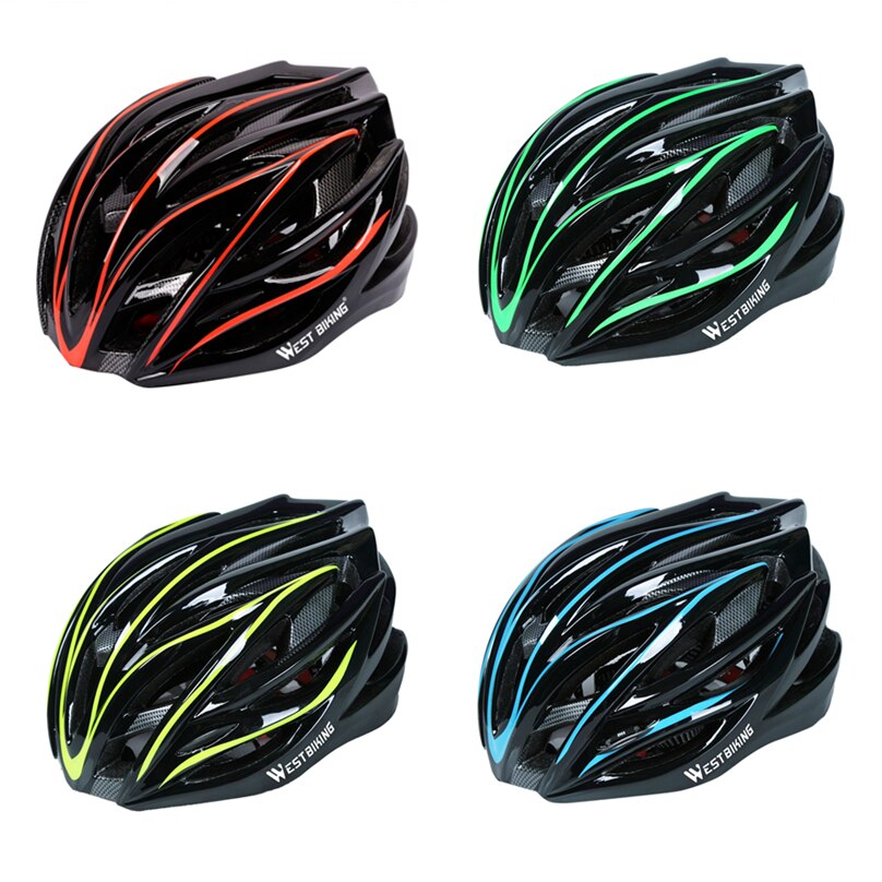 Capacete Ajustável Ultraleve WEST BIKING MTB // Acessórios de Bicicleta para Ciclismo de Estrada // Capacetes de Segurança de Bicicleta // Porque Segurança é Fundamental!!!