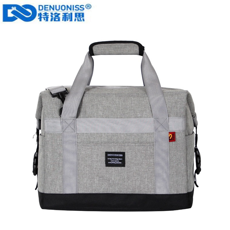 Bolsa Térmica de Grande Capacidade DENUONISS // 30L à Prova d'Água // Bolsa Térmica para Piquenique / Cerveja / Refrigerante... // Com ela é Tudo Geladinho até umas Horas!!!