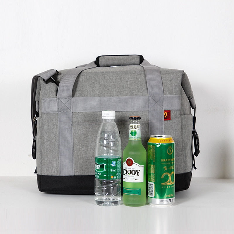 Bolsa Térmica de Grande Capacidade DENUONISS // 30L à Prova d'Água // Bolsa Térmica para Piquenique / Cerveja / Refrigerante... // Com ela é Tudo Geladinho até umas Horas!!!