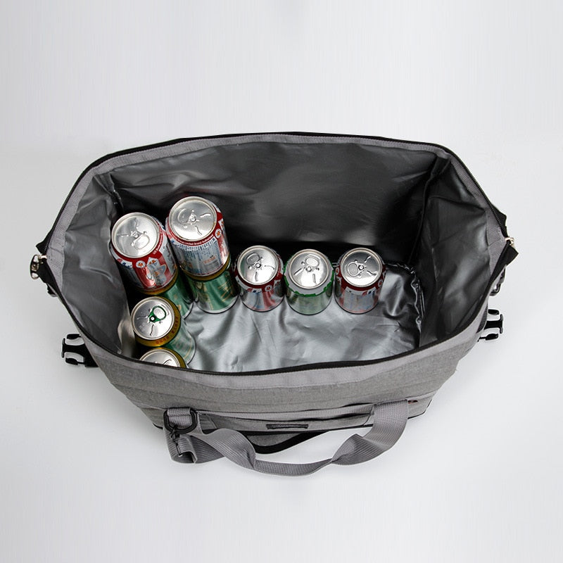 Bolsa Térmica de Grande Capacidade DENUONISS // 30L à Prova d'Água // Bolsa Térmica para Piquenique / Cerveja / Refrigerante... // Com ela é Tudo Geladinho até umas Horas!!!