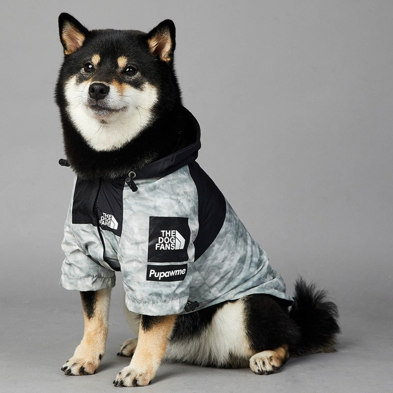 Moletom / Capa de Chuva com Capuz para Cães YOUDUDU // Roupas para Cães Pequenos e Grandes // Casaco Corta-Vento // Bulldog Francês / Chihuahua etc.