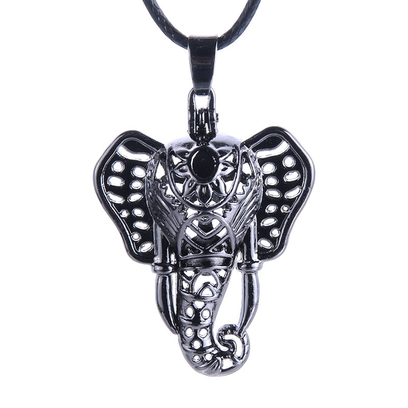 Elefante Fofo Boa Sorte* // Difusor de Perfume/Óleo Essencial *Aromaterapia // Colar/Joia/Medalhão Vintage Gaiola Aberta // Pingente com almofadas // É Outro Nível de Espiritualidade!!!