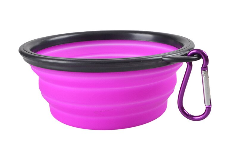 Comedouro De Silicone Portátil 350/1000 ML // Dobrável // Cão Gato // Recipiente Alimentador Para Passeio // A Brincadeira tá só começando...