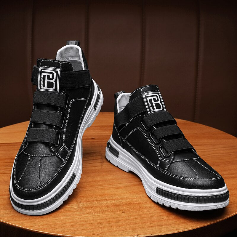 2025 Nova Moda Tênis Masculino LENOX Tide // Produto Confortável // Sapatos Casuais Toe // Sapatos de Trabalho Mid-top // Tênis de Caminhada Super Confortável // É como Andar nas Núvens!!!