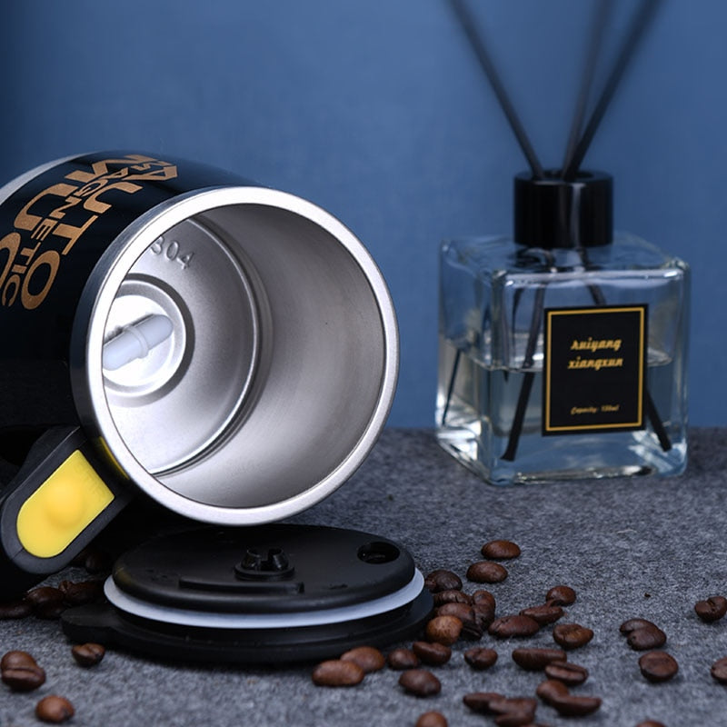 Nova Caneca Magnética Automática MUG Luckima // AUTO MAGNÉTIC // Copo de Mistura de leite / café // Aço Inoxidável // Misturador Criativo