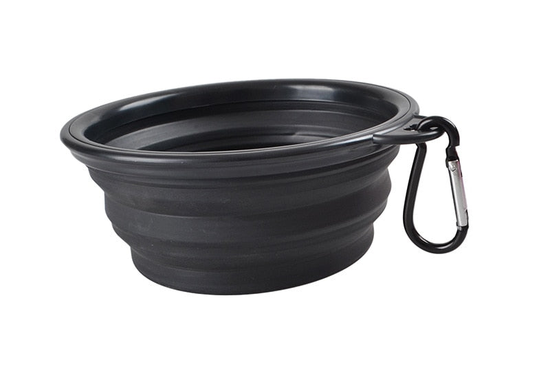 Comedouro De Silicone Portátil 350/1000 ML // Dobrável // Cão Gato // Recipiente Alimentador Para Passeio // A Brincadeira tá só começando...