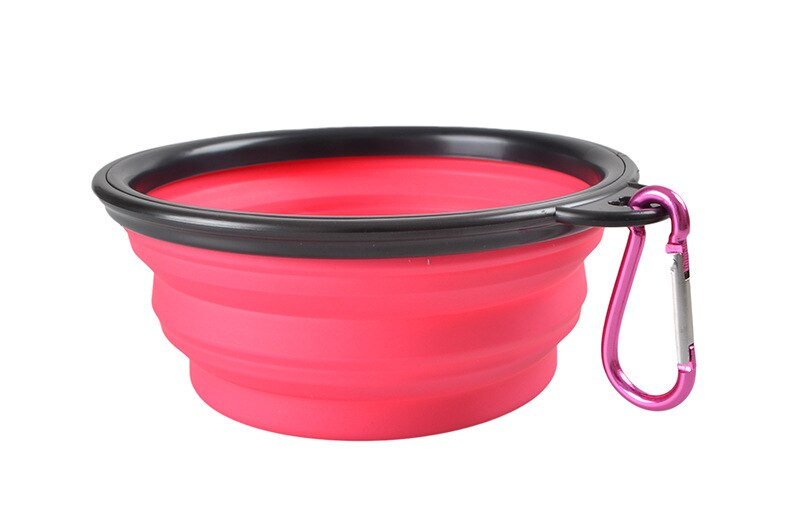 Comedouro De Silicone Portátil 350/1000 ML // Dobrável // Cão Gato // Recipiente Alimentador Para Passeio // A Brincadeira tá só começando...