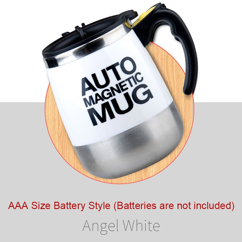Nova Caneca Magnética Automática MUG Luckima // AUTO MAGNÉTIC // Copo de Mistura de leite / café // Aço Inoxidável // Misturador Criativo