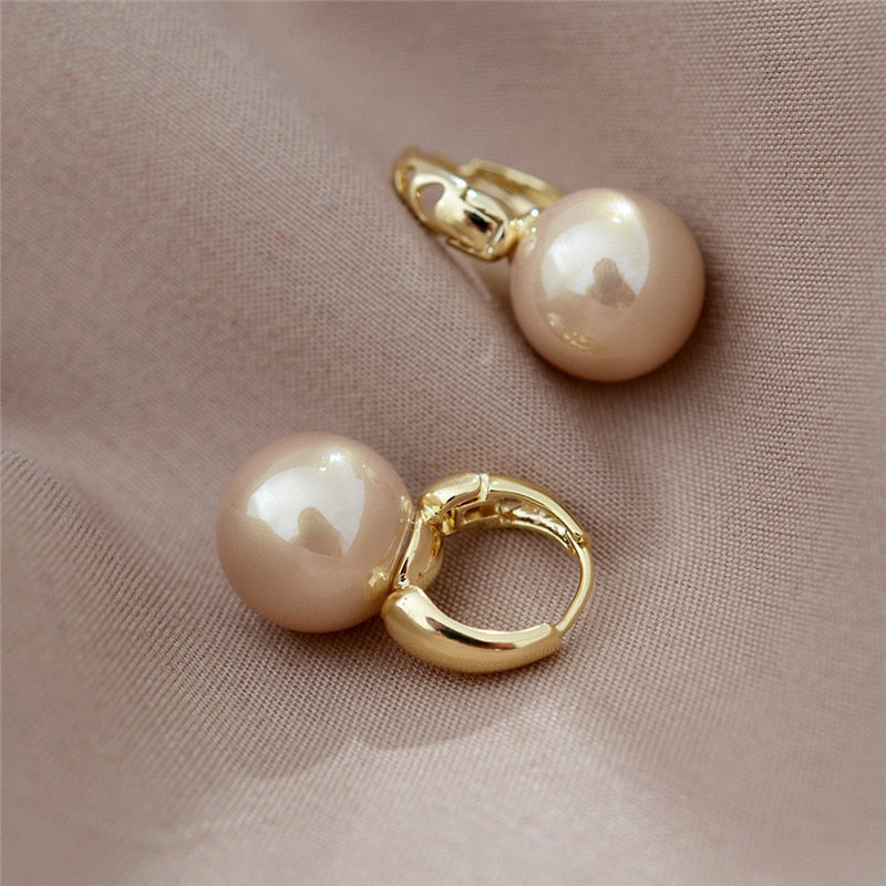 Novo* 2024 Brincos Gota de Pérola // Joias Cor de Ouro da moda para mulheres // Lindo Presente de Casamento, Noivado, Aniversário, etc... // Simplesmente Lindos e Irresistíveis!!!