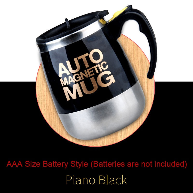 Nova Caneca Magnética Automática MUG Luckima // AUTO MAGNÉTIC // Copo de Mistura de leite / café // Aço Inoxidável // Misturador Criativo