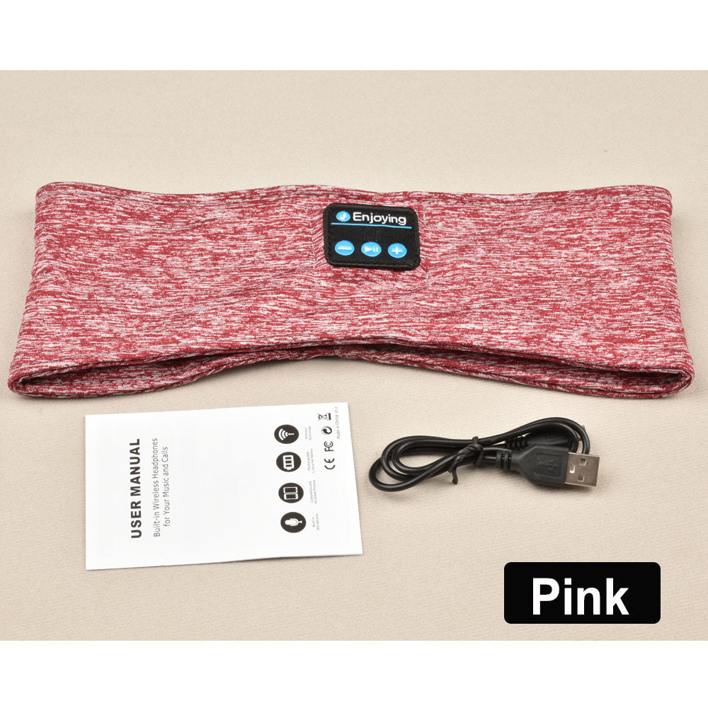Bandana Sem Fio Bluetooth p/ Esporte, Corrida, Caminhada // Faixa de cabeça para dormir c/ Fones de ouvido / alto-falante // Moderna, Prática e Muito Útil!!!