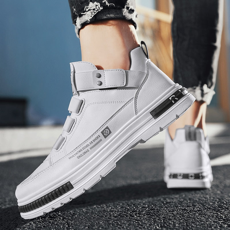 2025 Nova Moda Tênis Masculino LENOX Tide // Produto Confortável // Sapatos Casuais Toe // Sapatos de Trabalho Mid-top // Tênis de Caminhada Super Confortável // É como Andar nas Núvens!!!