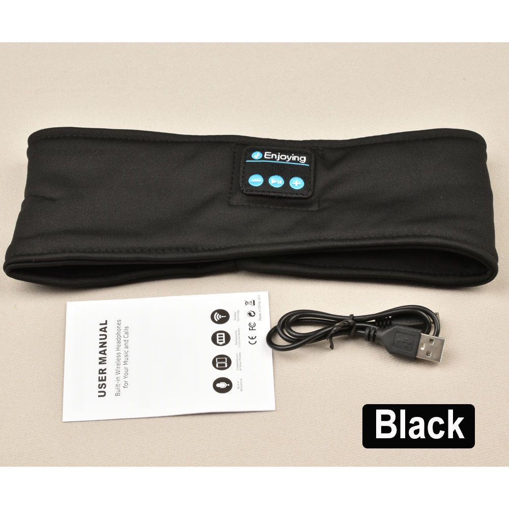 Bandana Sem Fio Bluetooth p/ Esporte, Corrida, Caminhada // Faixa de cabeça para dormir c/ Fones de ouvido / alto-falante // Moderna, Prática e Muito Útil!!!