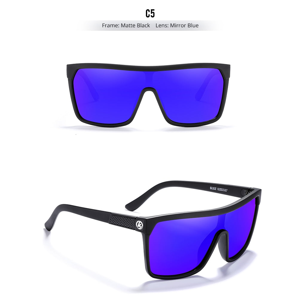 Óculos de Sol Masculinos/Femininos KDEAM // Forma de Uma Peça Polarizada Elástica com Superfície de Pintura // Óculos de Sol de Lindos e Duraveis!!!