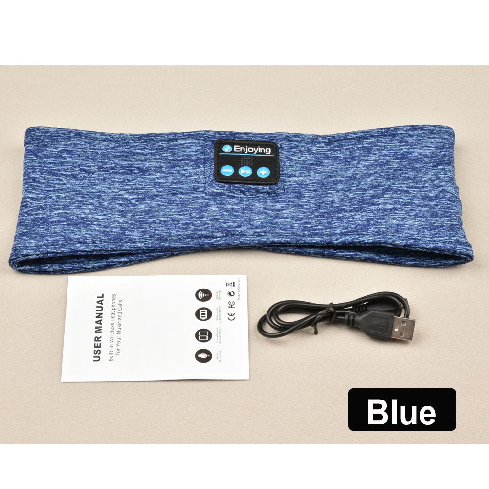 Bandana Sem Fio Bluetooth p/ Esporte, Corrida, Caminhada // Faixa de cabeça para dormir c/ Fones de ouvido / alto-falante // Moderna, Prática e Muito Útil!!!