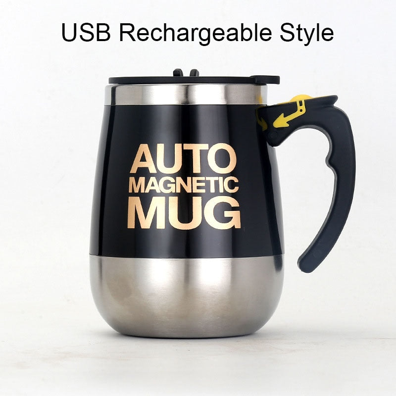 Nova Caneca Magnética Automática MUG Luckima // AUTO MAGNÉTIC // Copo de Mistura de leite / café // Aço Inoxidável // Misturador Criativo